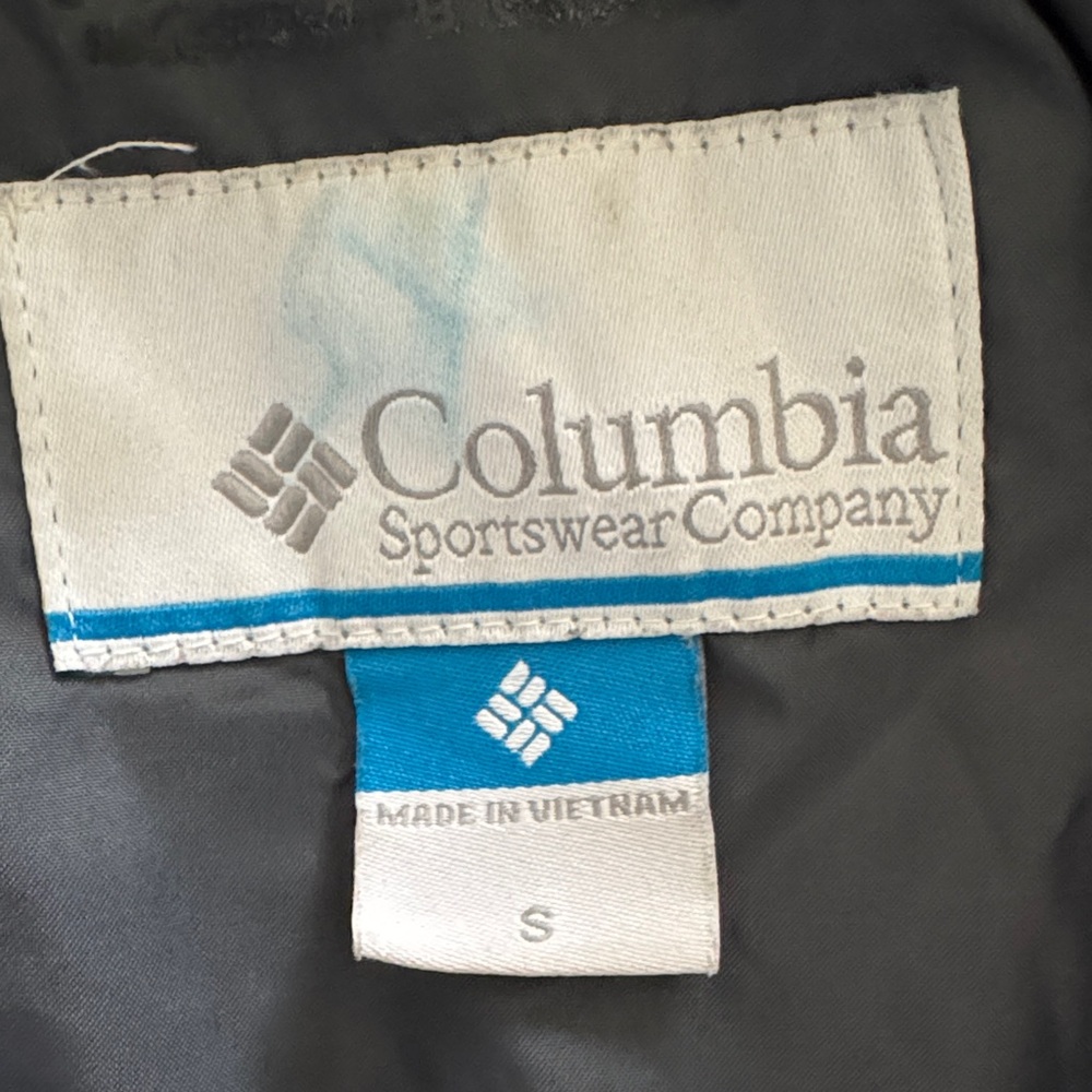 Columbia Waterproof Hooded Rain Jacket | Blue Lightweight Spring Coat | US SM - Picture 6 of 12